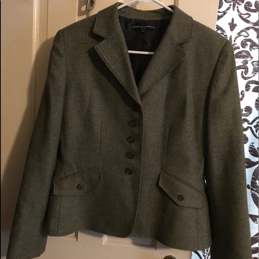 Green vintage blazer